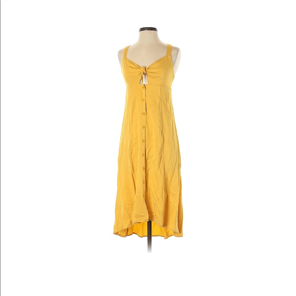 Urban Outfitters Yellow Midi Dress